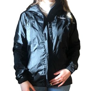 Columbia Sportswear Black Omni-Tech Raincoat XS